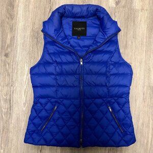 Talbots Down Filled Quilted Puffer Vest Women's Size Small Petite Outerwear SP